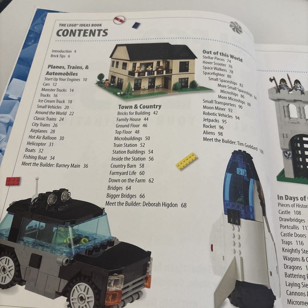 The LEGO Ideas Book Hardcover Unlock your Imagination 500 Ideas - Picture 4 of 5